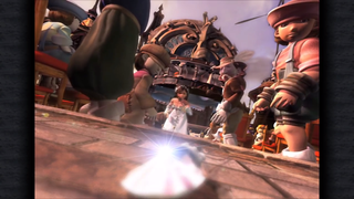 Garnet symbolically leaves behind her necklace to reach Zidane